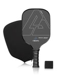 YOURUN Pickleball Paddle Carbon Fiber 16MM Carbon Fiber Pickleball Paddle with High Grit & Spin Sure-Grip Handle Polypropylene Honeycomb Core Lightweight Pickle Ball Paddle